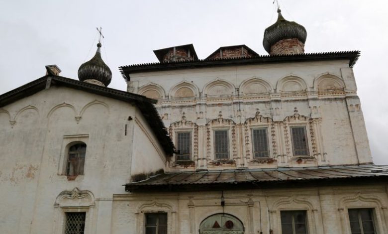 Фото - Над малым барабаном Воскресенского собора Деревяницкого монастыря в Великом Новгороде сделают навес